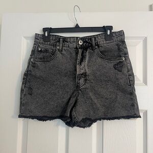 H&M Charcoal Jean Shorts